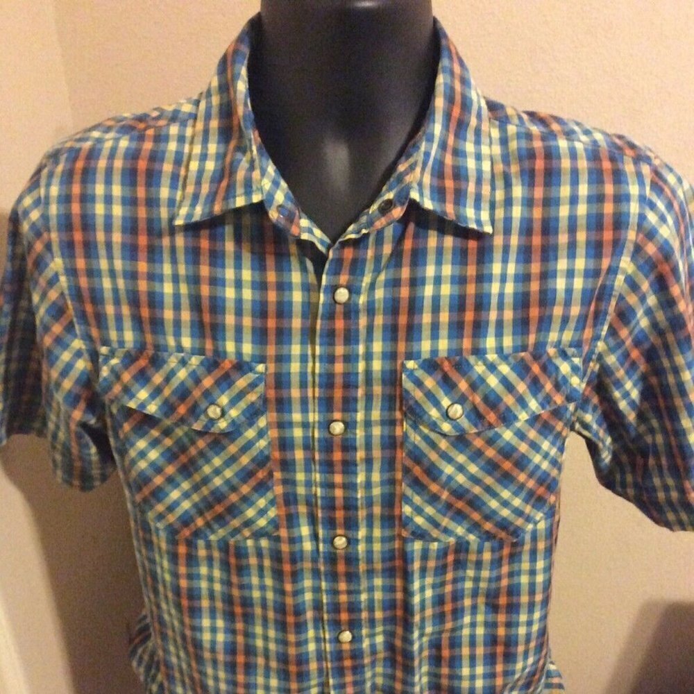 North Face Snap Button Shirt sz Small